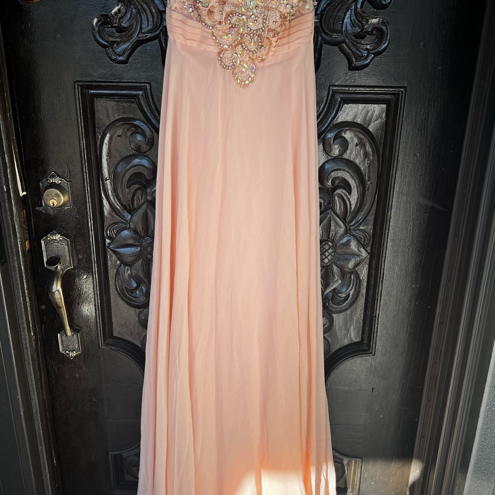 Jvn peach gown - Picture 3 of 6